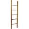 Ekena Millwork 19"W x 72"H x 3 1/2"D Vintage Farmhouse 5 Rung Ladder, Barnwood Decor Collection, Weathered Brown DECR019X072X04LDRBR - alternate 1